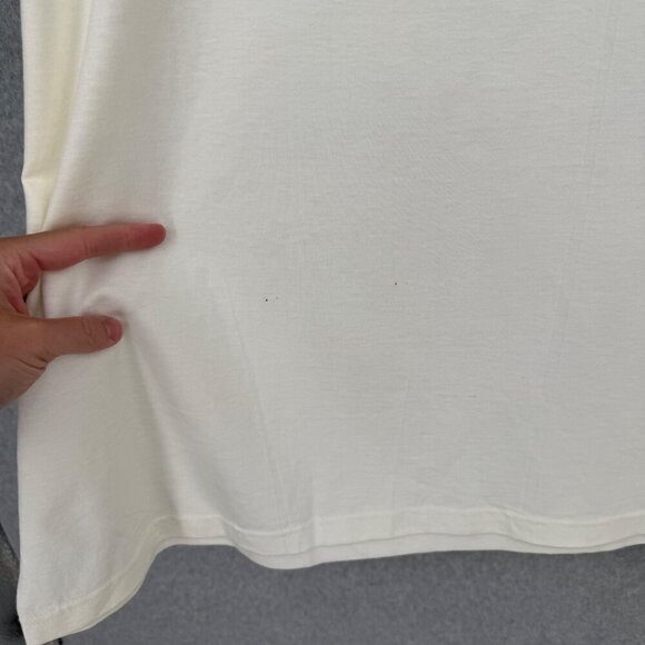 Nu Sport Mens VTG Baseball T Shirt Size XL White Embroidered Pastime Deadstock - Picture 8 of 16